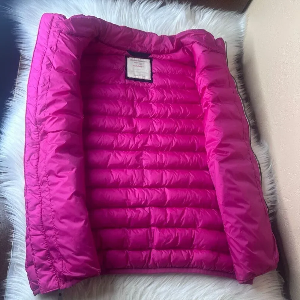 Hanna Andersson Pink Down Puffer Vest Size 14-16